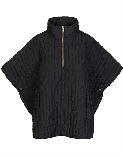 Hést - Ashley Cape Jakke - Jet Black 